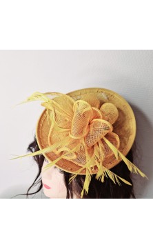 chapeau de cérémonie orange