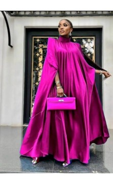 fuchsia evening dress