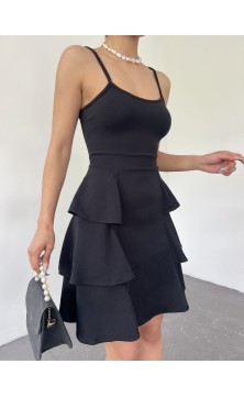black dress with laces