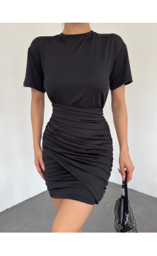 black dress with...