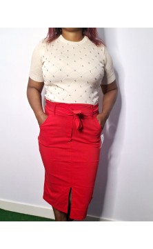 red skirt, high middle,...