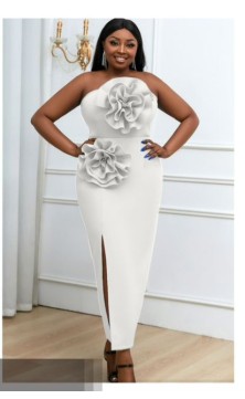 robe de soirée blanche...