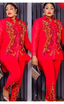 red set of three pieces