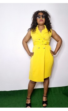Sleeveless dress with...